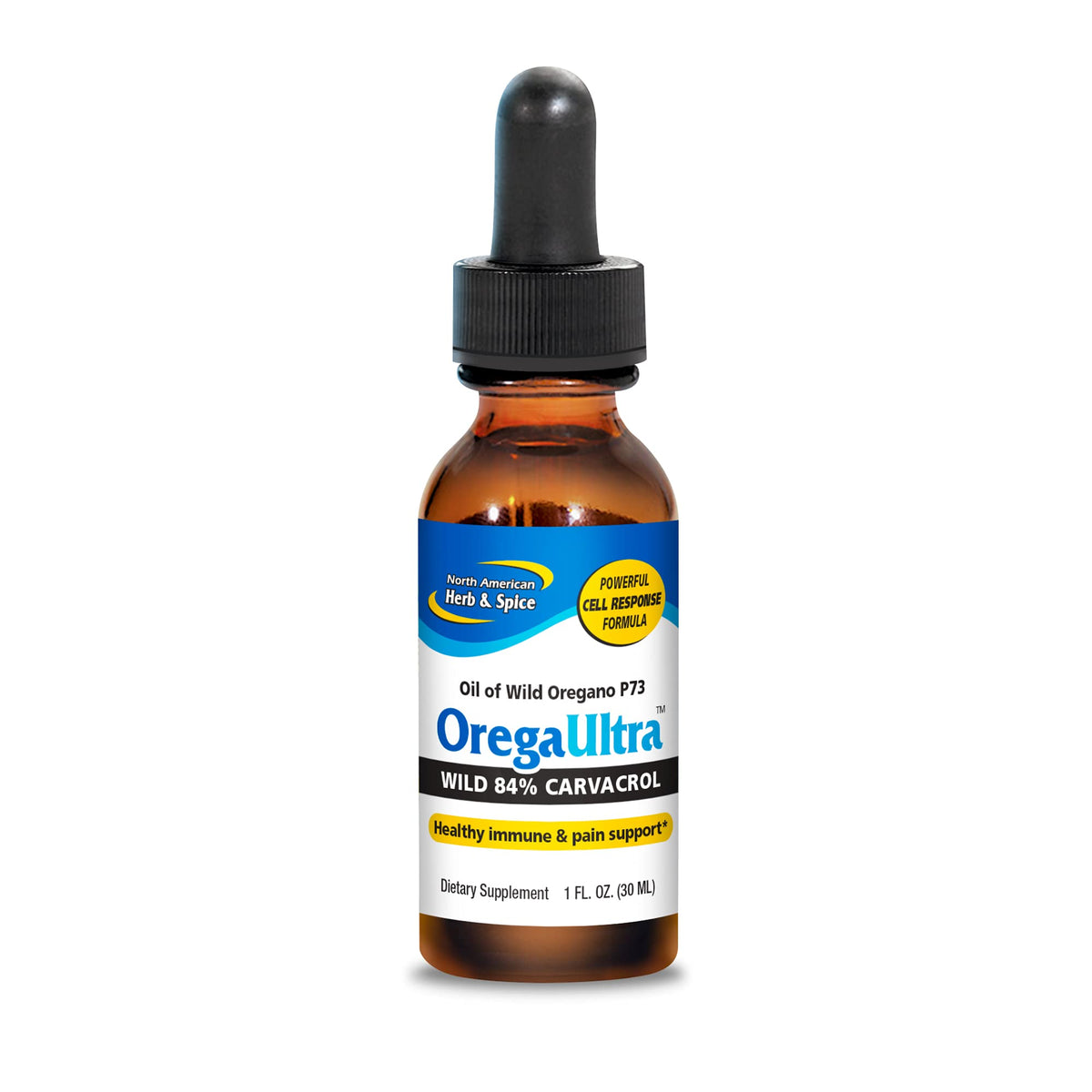 OregaUltra bottle pour shows easy dosing and natural aroma for daily use