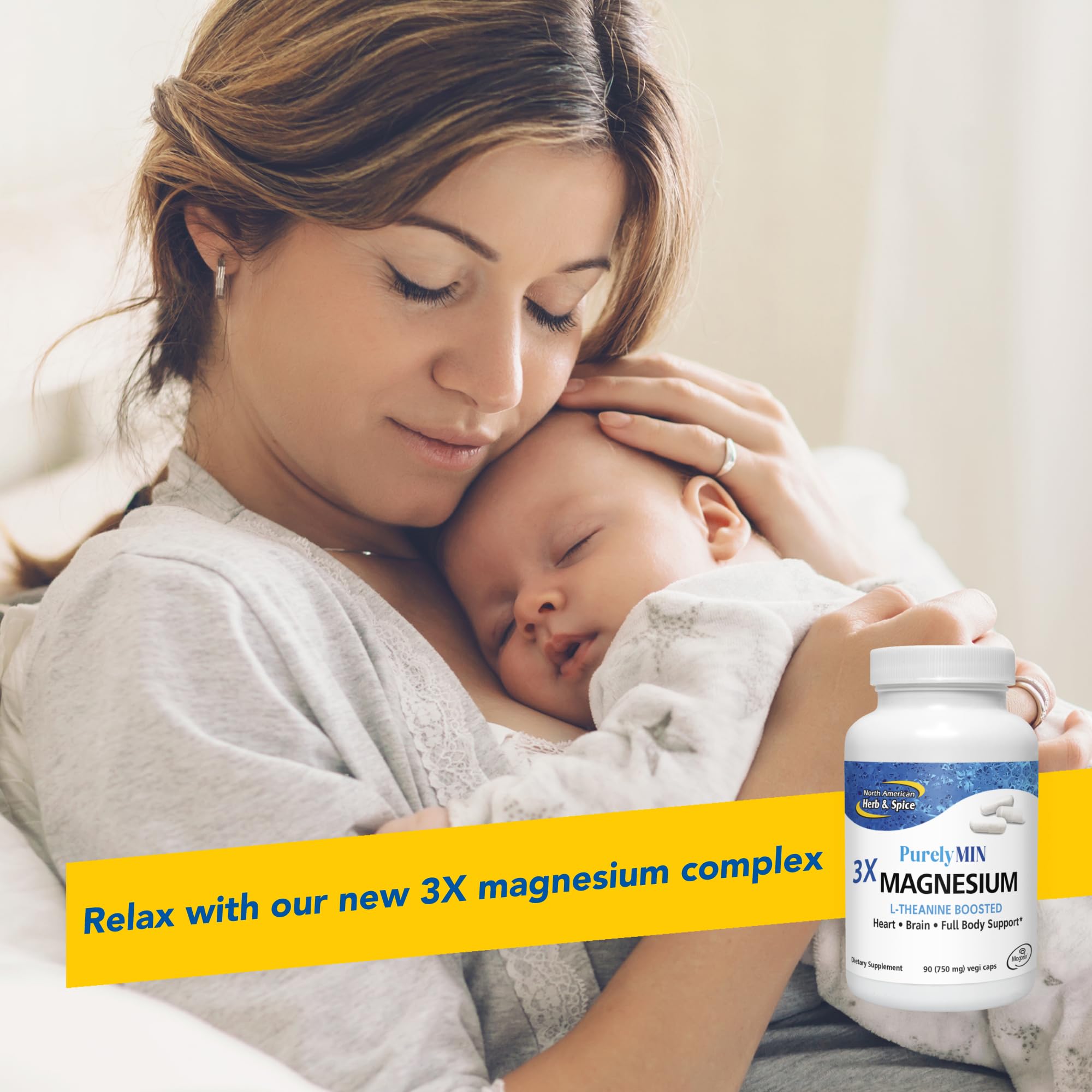 Serving visualization of PurelyMin capsules with L-Theanine for relaxation support.