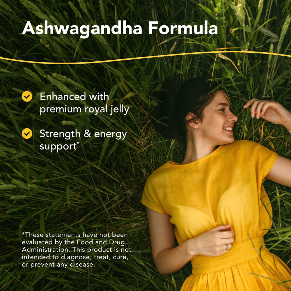 North American Herb & Spice royal jelly powder detail highlighting premium energy enhancement.
