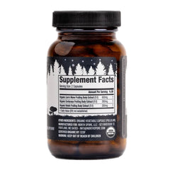 North Spore Clarity bottle with dosing scoop illustrating 1000 mg per serving.