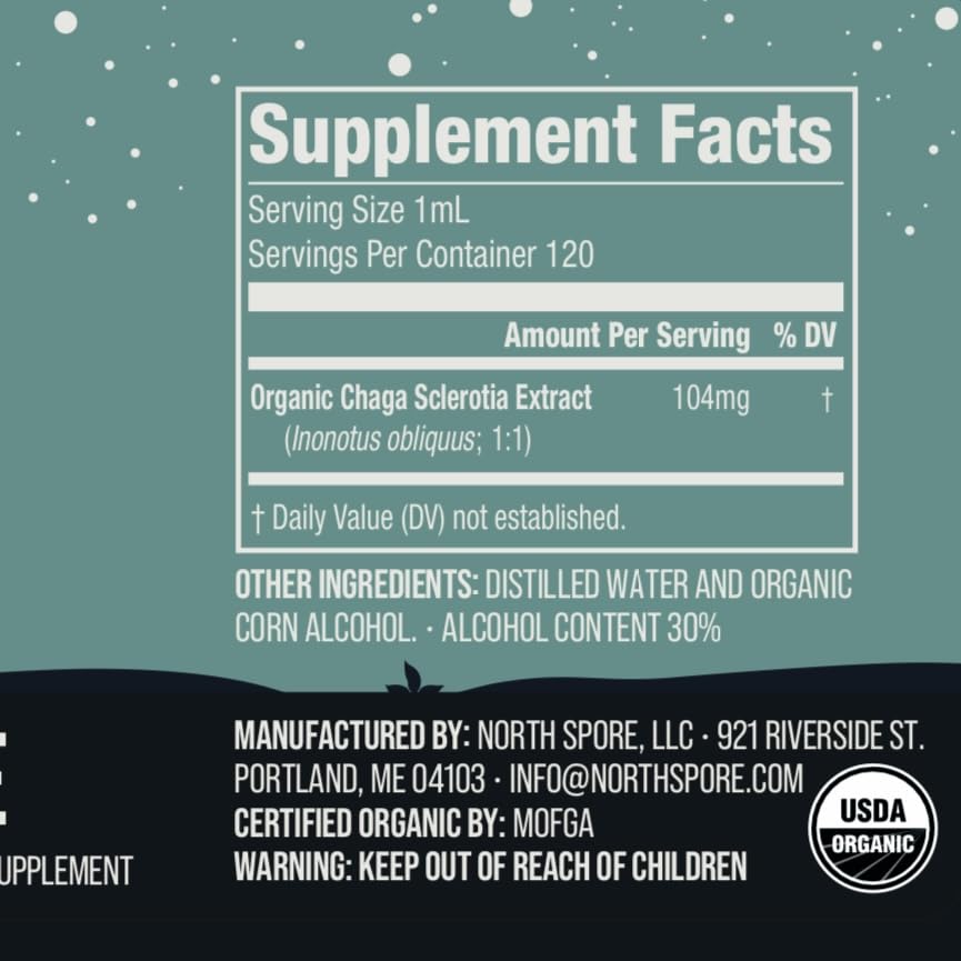 North Spore Turkey Tail tincture dropper for immune support and digestion.