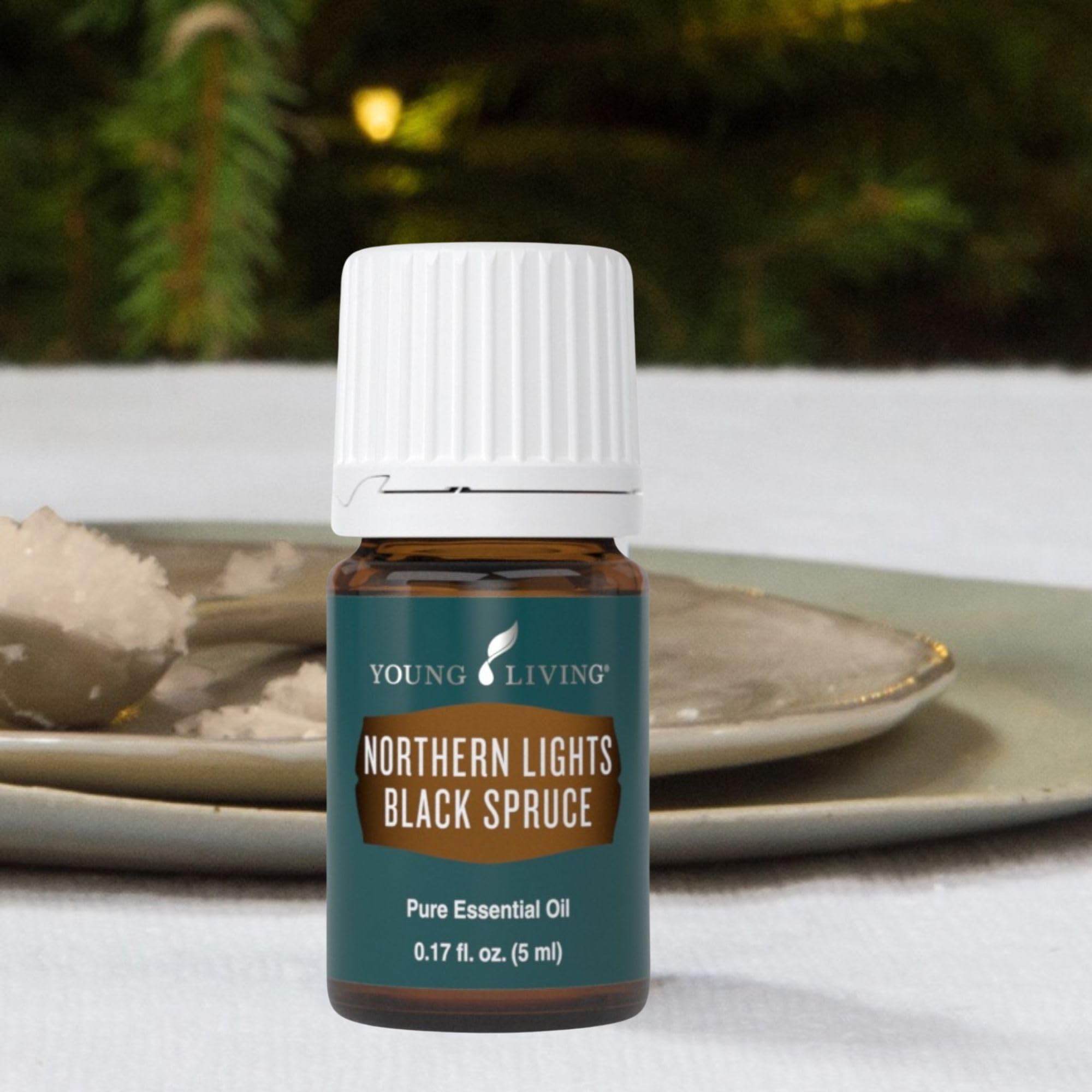 Young Living Northern Black Spruce drops ready for topical dilution.