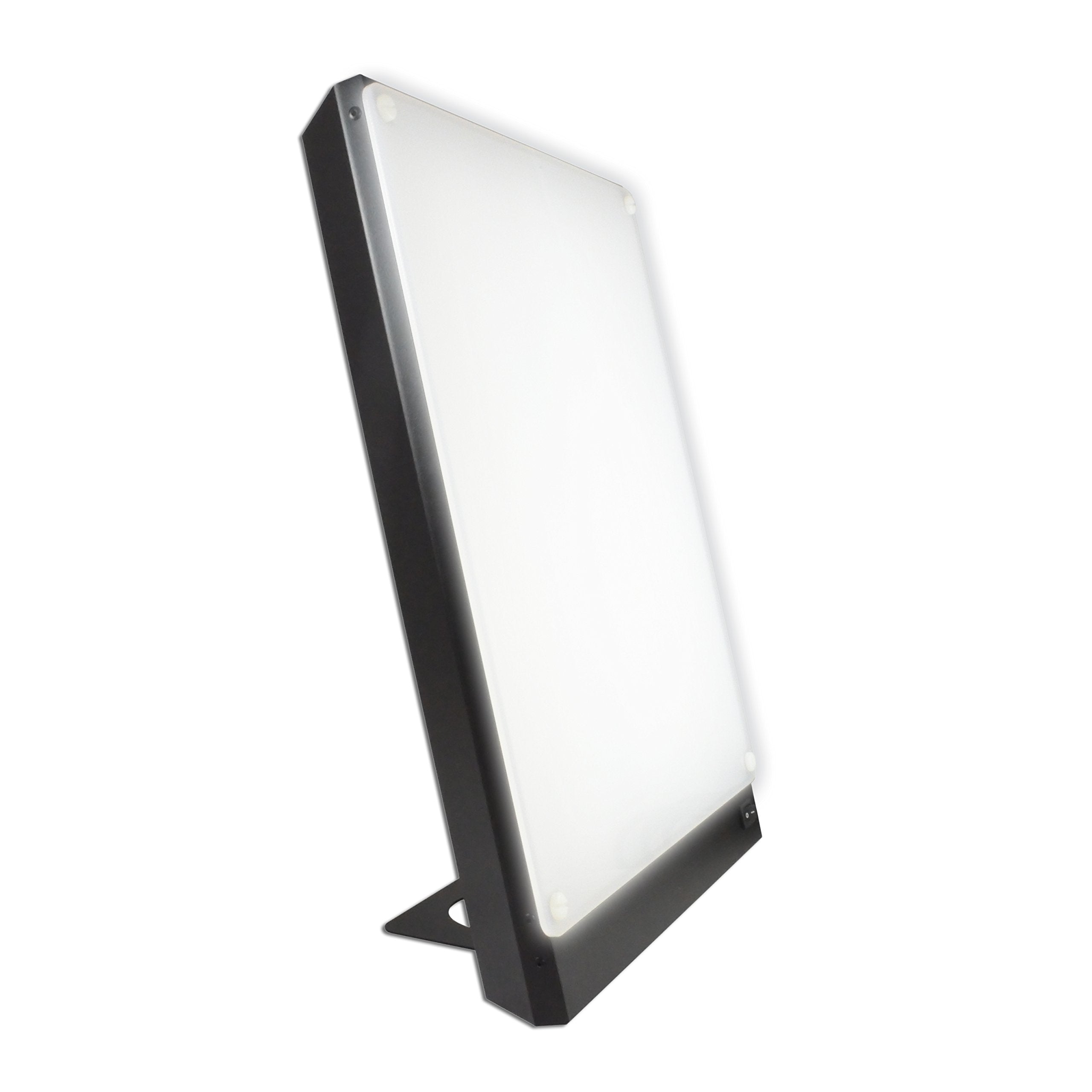 Northern Light Technologies Boxelite front panel close-up showing 10,000 lux brightness for energized mornings