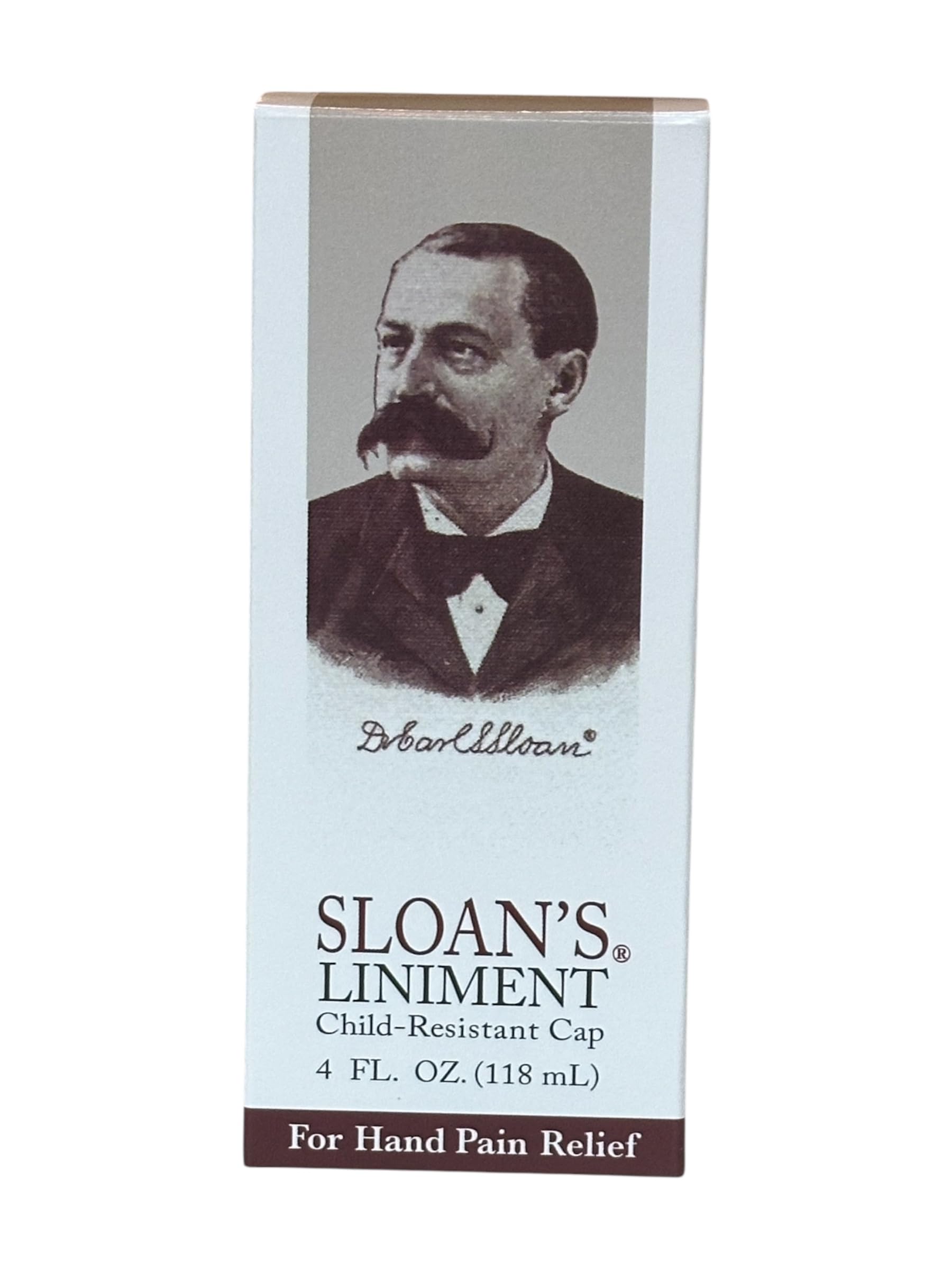 NOSE BETTER Sloan's Liniment child-resistant cap close-up for safety