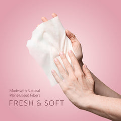 Close-up of Lavendula wipes with aloe and green tea hydration