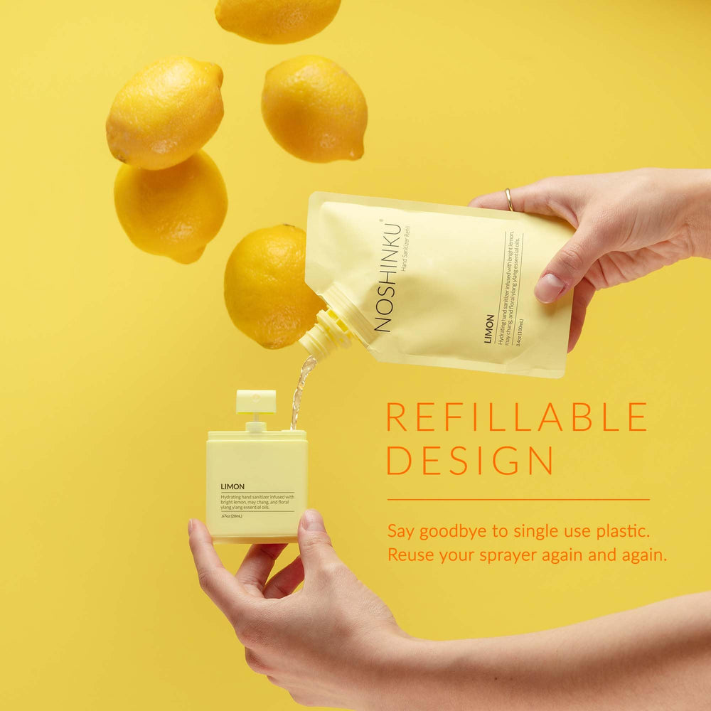 Noshinku Limon three-pack sprays deliver bright scent for quick, clean-refresh moments.