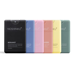 Noshinku bergamot refillable sprayer for quick, refreshing on-the-go sanitizing