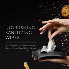Noshinku travel wipes, resealable pack, keeps freshness during flights and workouts