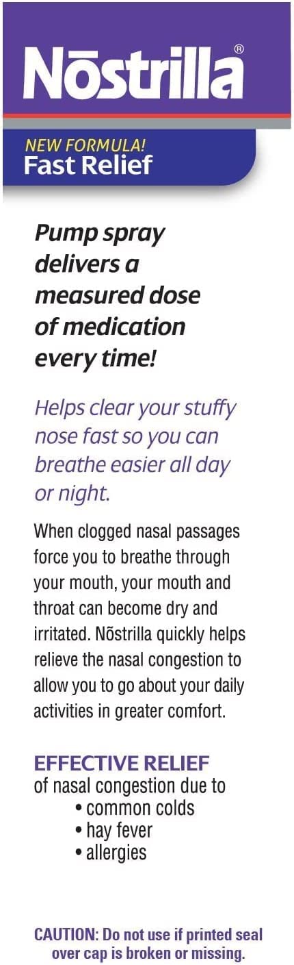 Nostrilla dosing spray close-up highlighting controlled administration.
