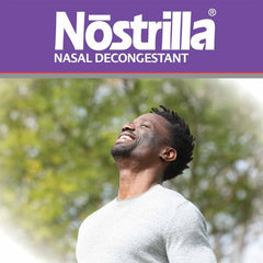 Nostrilla bottle close-up highlighting compact design and label clarity.