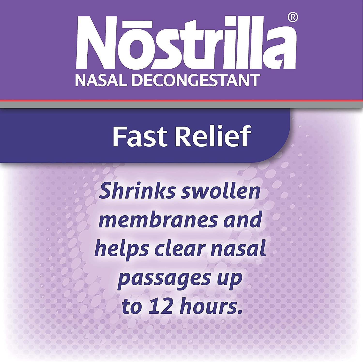 Nostrilla nasal spray bottle side profile highlighting easy grip and dosing control.