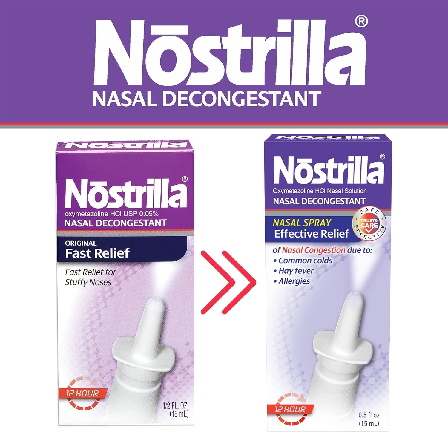 Nostrilla pack-6 close-up highlighting the spray mechanism and packaging.
