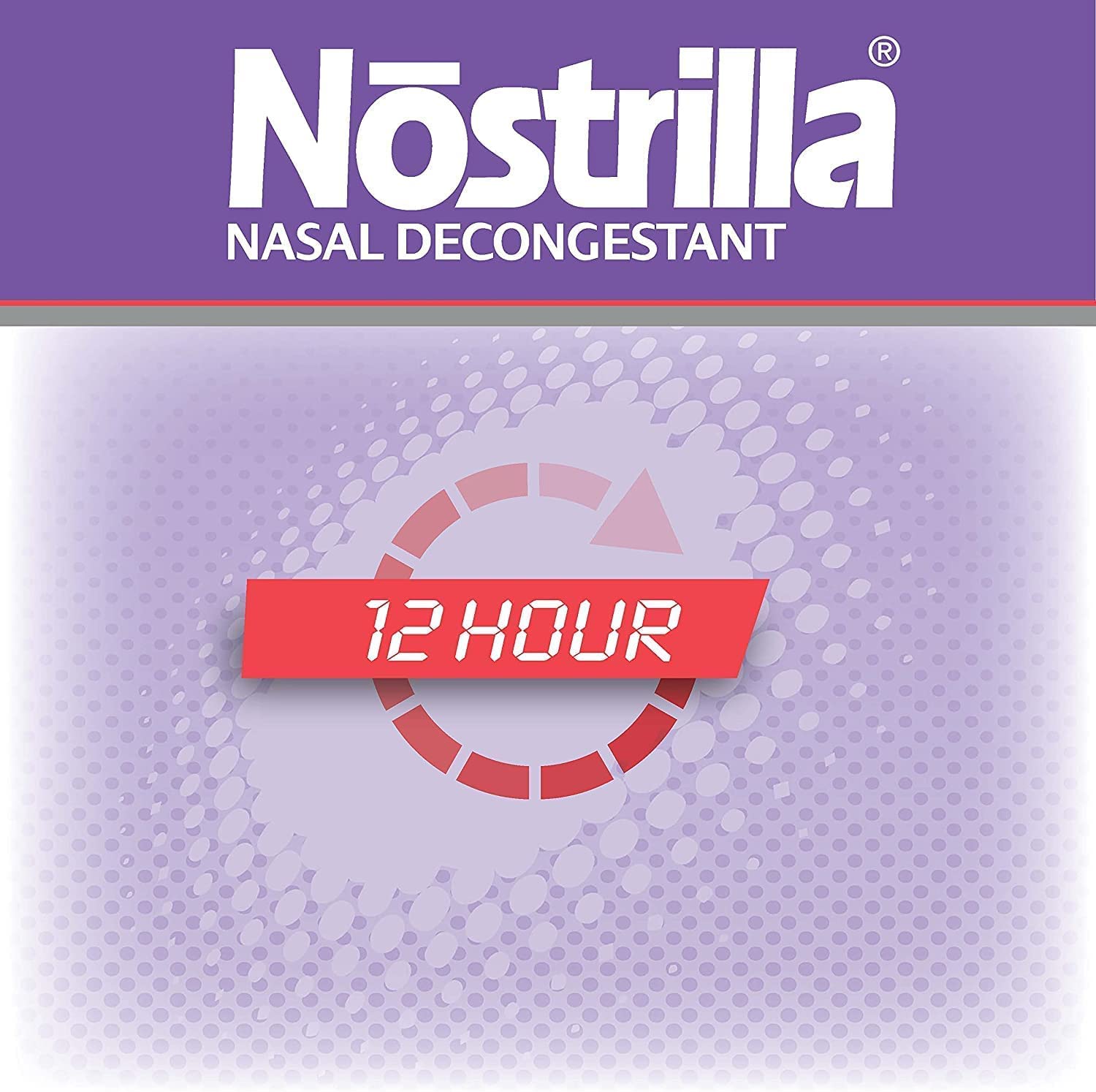 Nostrilla pump-dispense close-up demonstrating a measured dose per spray.