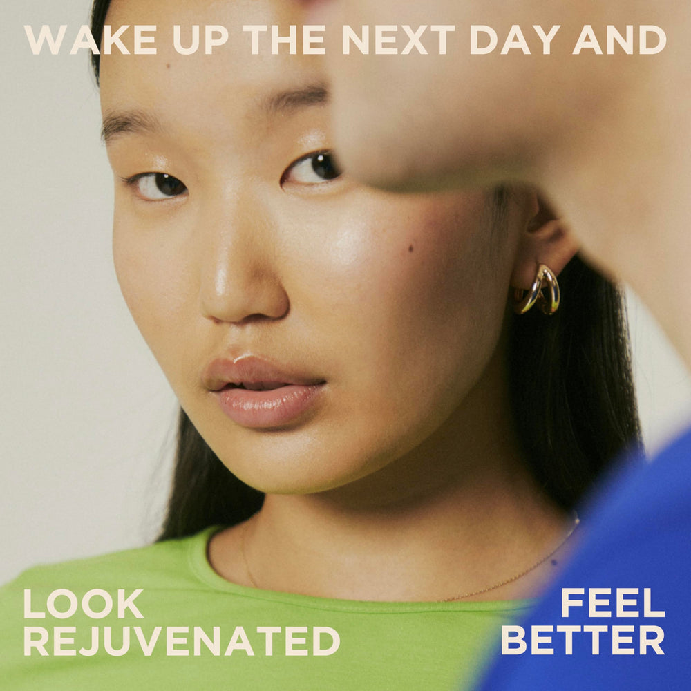 Nouel glass hydration and skin glow with the formula's visual cadence.