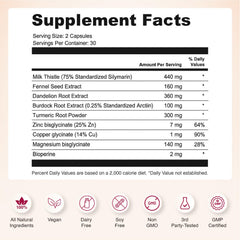Nourished Detox + Debloat fennel visual emphasizing gut-friendly herbs for comfortable digestion