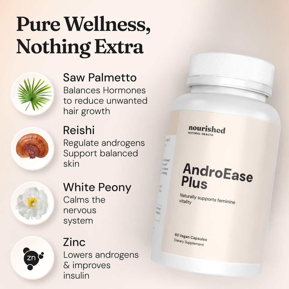 Saw palmetto berries featuring AndroEase Plus for hormonal balance