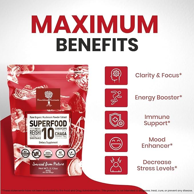 Scoop of Nourishing Nutrients powder ready for daily use.