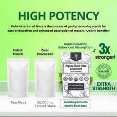 Nourishing Nutrients label shows USDA organic, gluten-free features