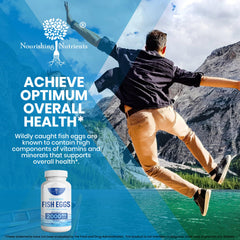 Nourishing Nutrients USA-manufactured fish eggs capsules underscoring clean production