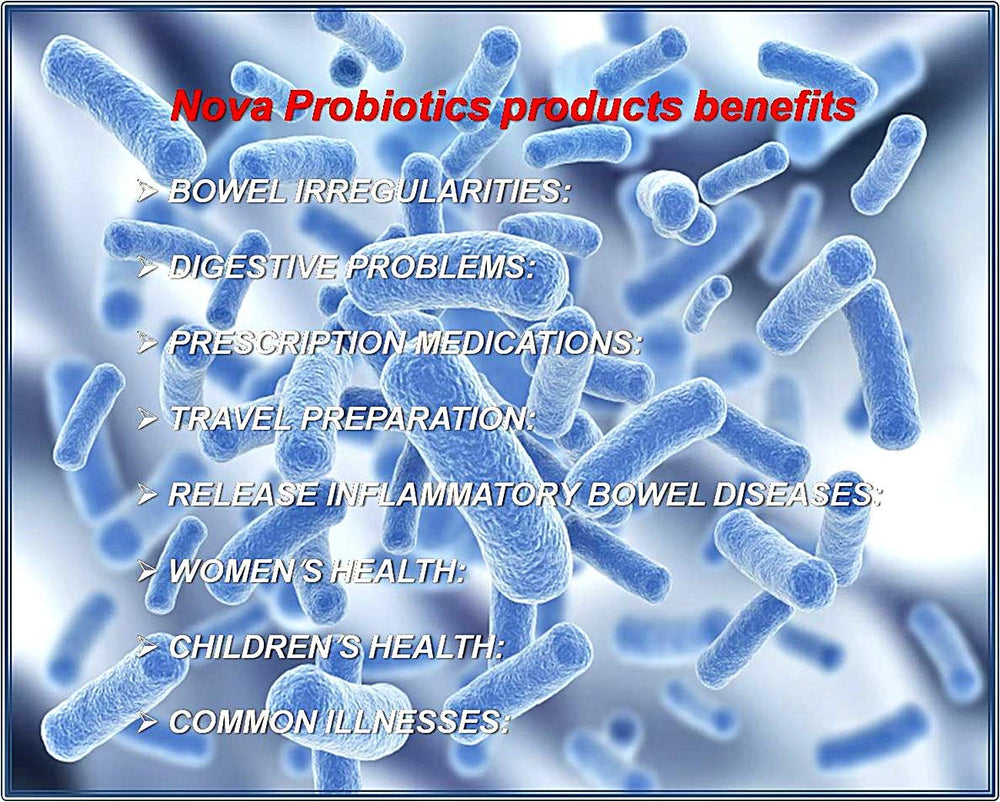 NOVA Probiotics DRcaps vegetarian capsules for gentle delivery