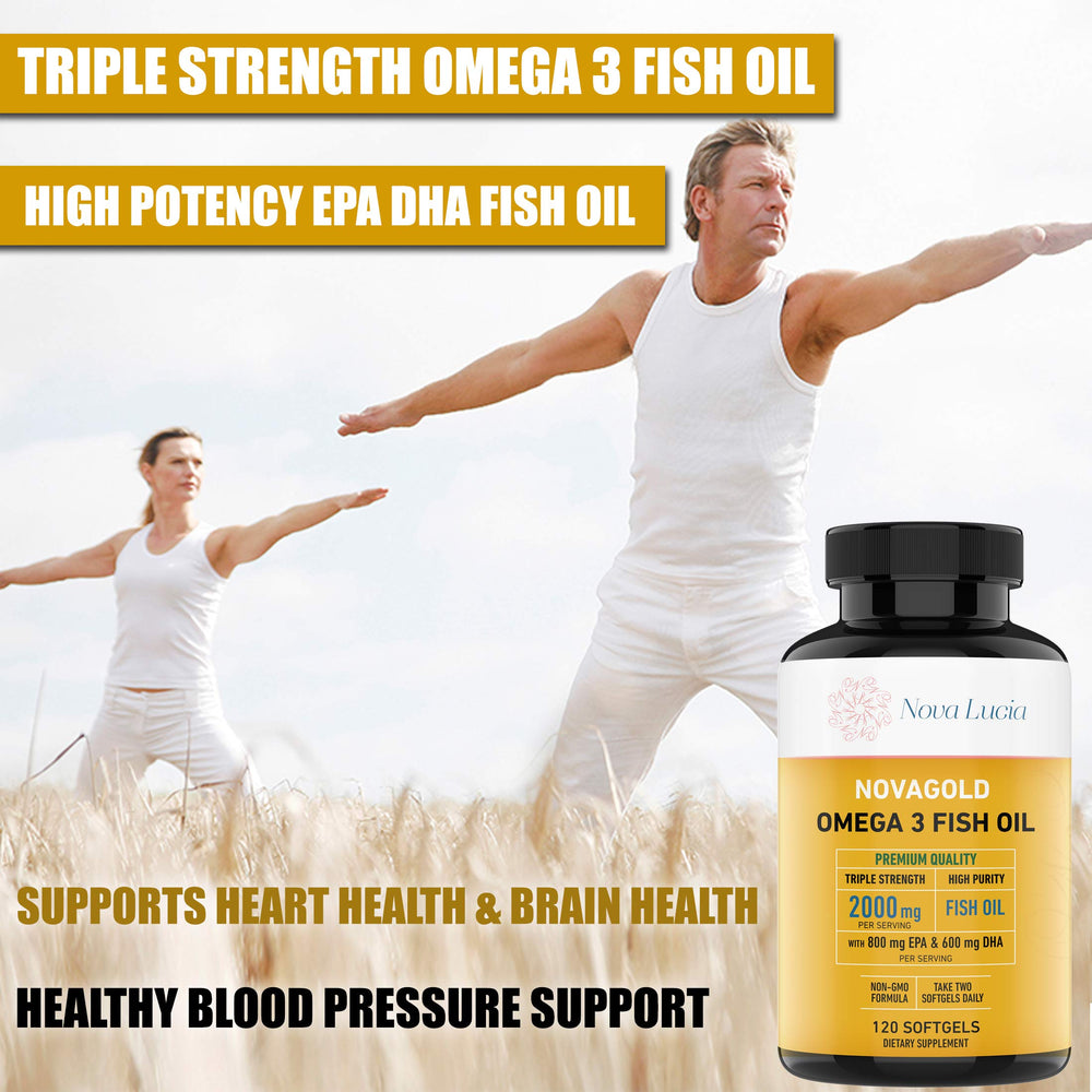 NovaGold Omega 3 pack shot ready for daily routines