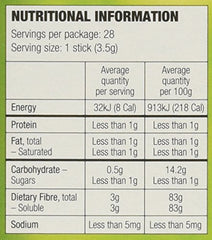 NOVARTIS Benefiber powder dissolves without altering beverage taste.
