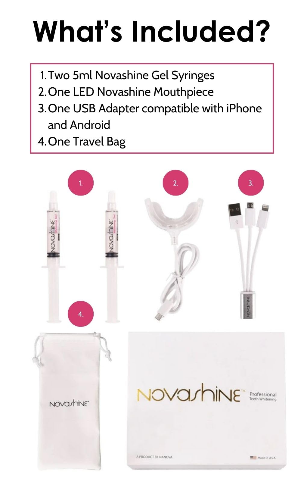 Novashine smartphone adapter enables convenient syncing with mobile devices