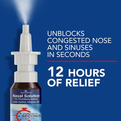 NOVEHA nasal spray bottle top with precise nozzle for easy application.