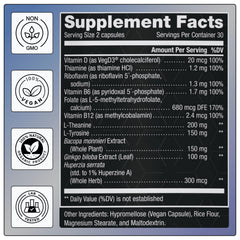 NOVIQ 11-in-1 Methylated B-Complex nootropic blend for focus and clarity.