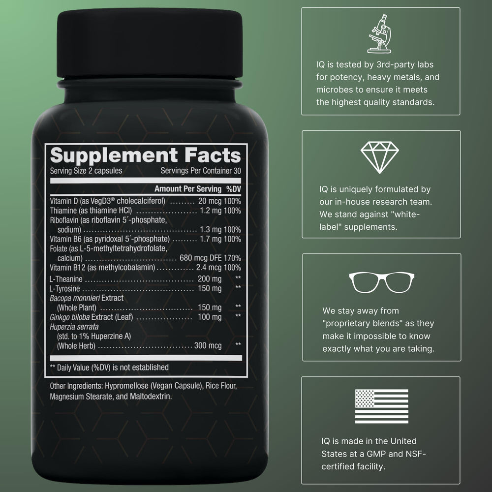 NOVIQ capsules close-up showing vegan ingredients for daily use.