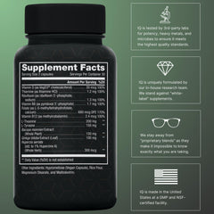 NOVIQ capsules close-up showing vegan ingredients for daily use.