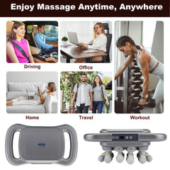 Novotechcal back, shoulder, and leg massage use for relief and circulation.