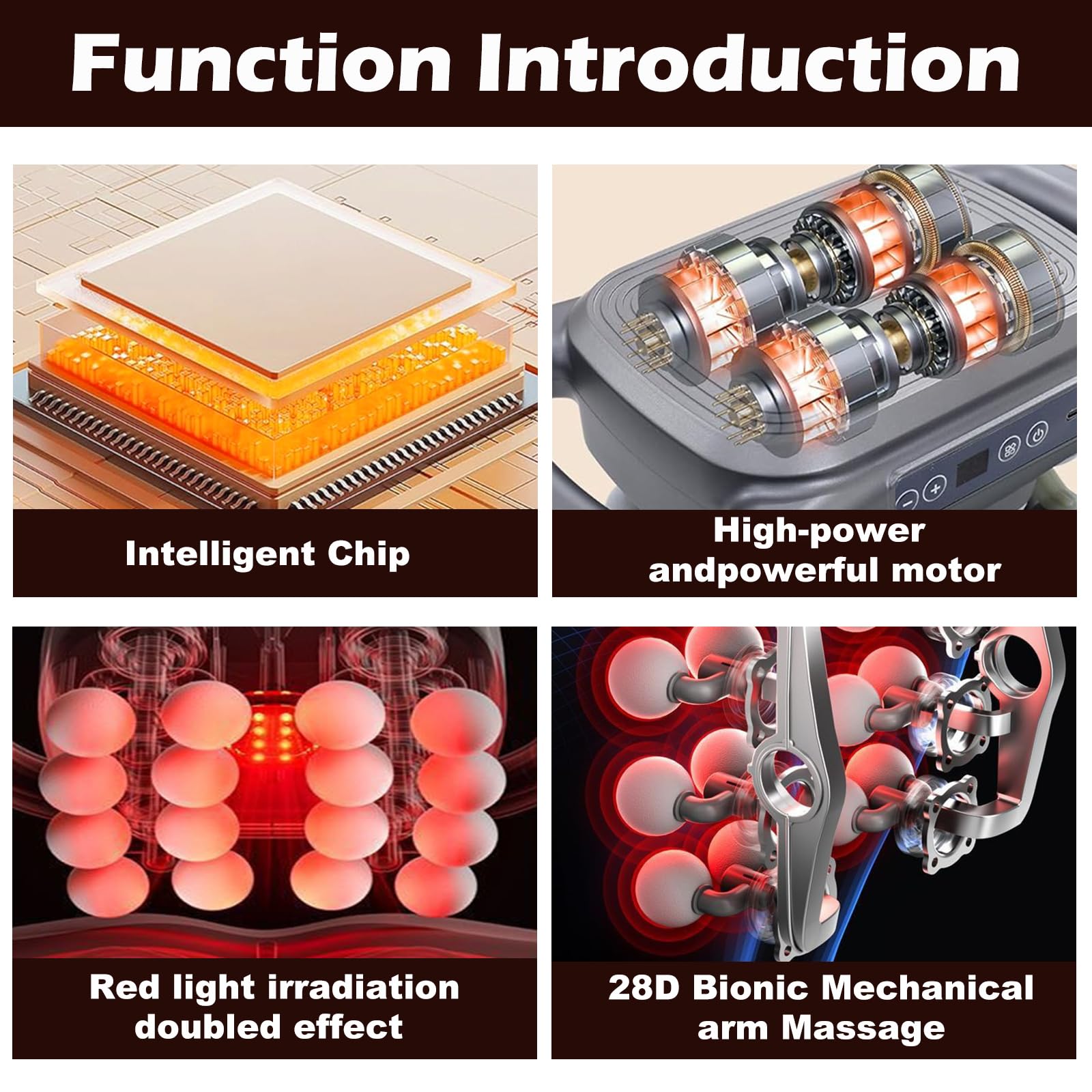 Novotechcal smart safety features prevent overuse and enhance safety.