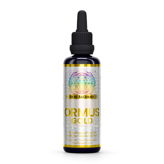Now Alchemy 24K ORMUS bottle for daily wellness routines.