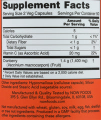 NOW Cranberry Concentrate 2-pack box for added value
