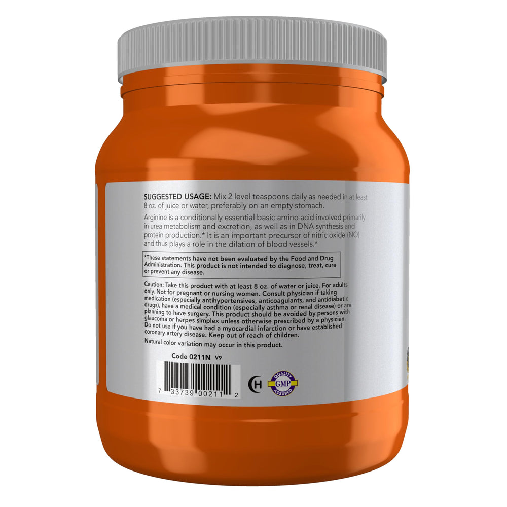 NOW Foods L-Arginine powder dissolving in liquid, easy mixing after training