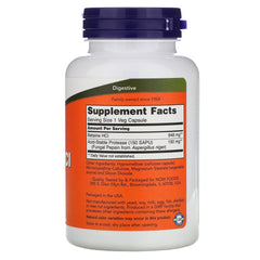Close-up of NOW Foods Betaine HCl Pepsin capsules for easy daily intake