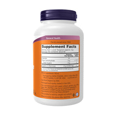 NOW Foods D-Mannose Powder scoop on table for easy daily urinary care support.