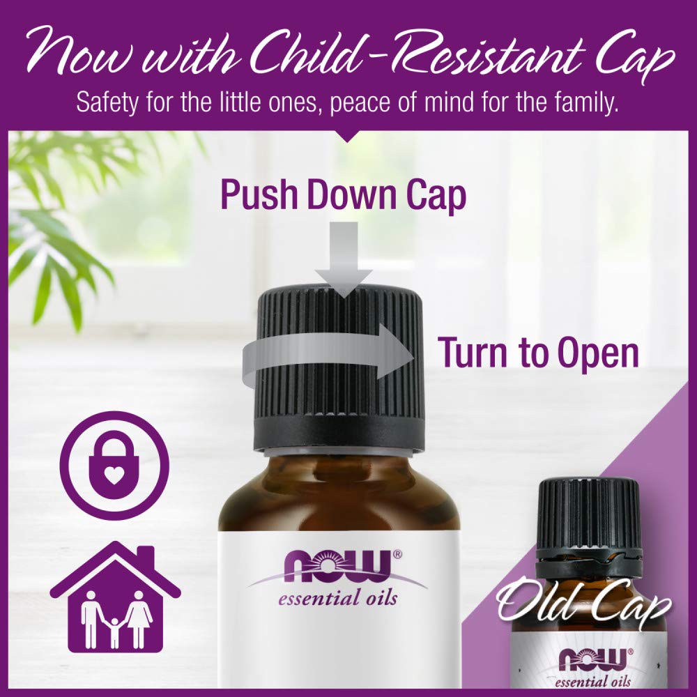 NOW Foods Eucalyptus essential oil for refreshing aroma and congestion-friendly diffusing.