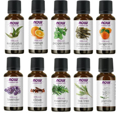 NOW Foods Jasmine essential oil for soothing ambiance and floral aromatherapy at home.