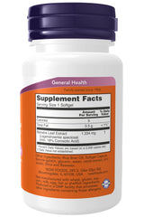 NOW Foods GlucoFit Banaba extract label close-up showing 18% corosolic acid