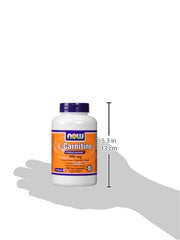 NOW Foods L-Carnitine 500 mg ingredients panel, veggie capsules for non-animal sourced formula.