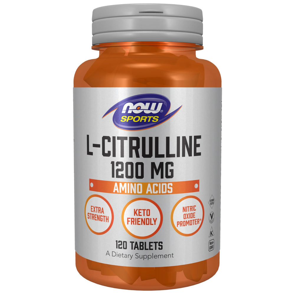 NOW Foods L-Citrulline extra-strength tablet for athletic support.