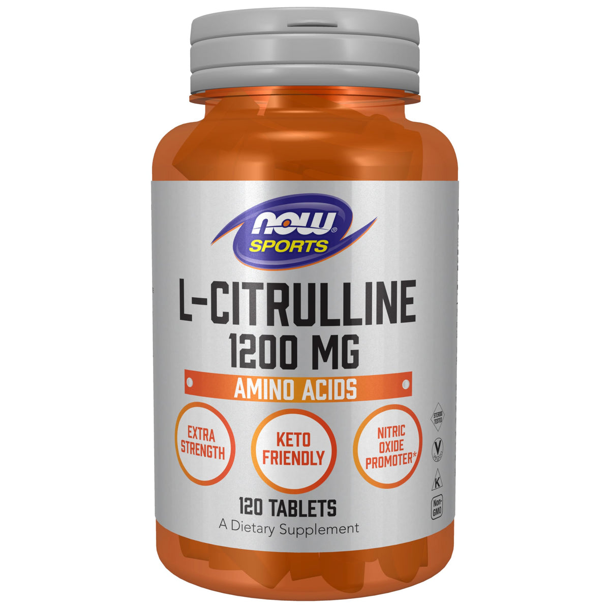 NOW Foods L-Citrulline extra-strength tablet for athletic support.