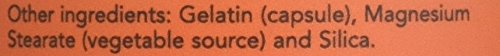 NOW Foods L-Methionine 500 mg panel beside water showing daily dosage.