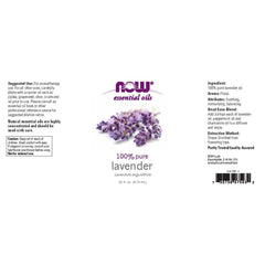 NOW Foods Lavender Oil diffuser setup for relaxation
