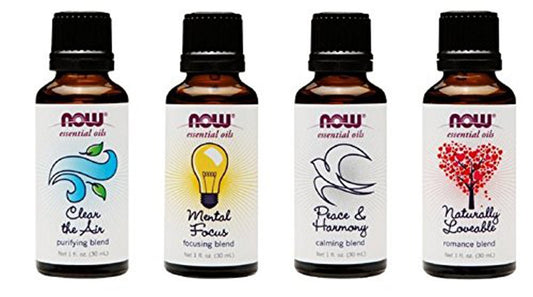 Now Foods Mood Lifting Blend bottle for diffuser aromatherapy and mood enhancement.