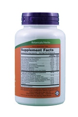 NOW Foods Mood Support bottle back lists ingredients for nervous system support