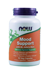 NOW Foods Mood Support bottle with St. John's wort offering daily mood balance