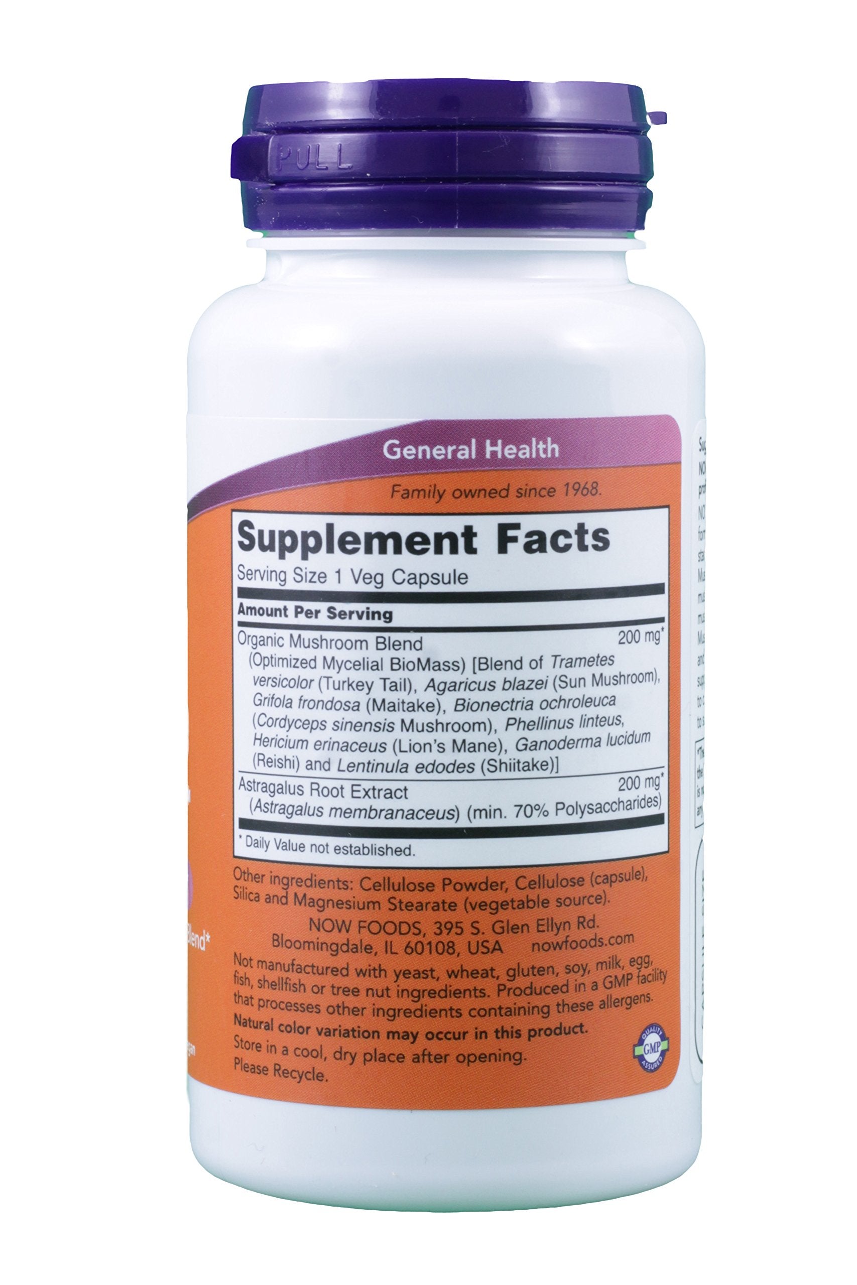 NOW Foods Mushroom Immune Renew capsules for convenient daily immune wellness